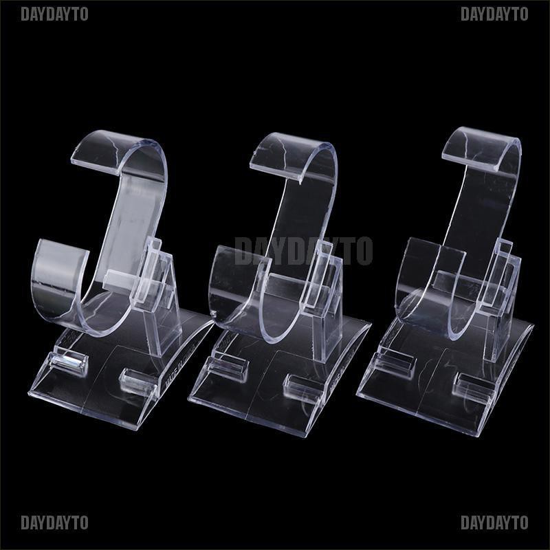 Set 3 giá giữ trưng bày đồng hồ acrylic trong suốt tiện lợi
