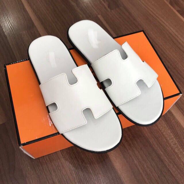 Dép lê da nam chữ H  mới