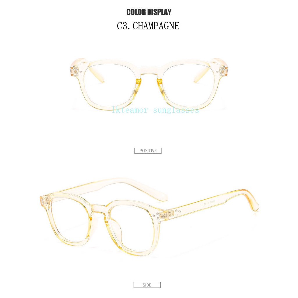 Mắt Kính Gọng Tròn Phong Cách Retro Thời Trang Cho Nữ