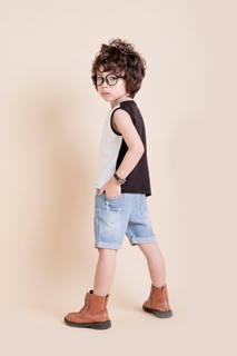 Quần short jean mài Sunshine