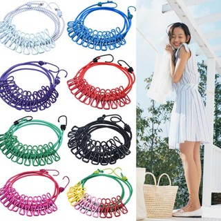 Dây phơi quần áo thông minh có móc kẹp bkr