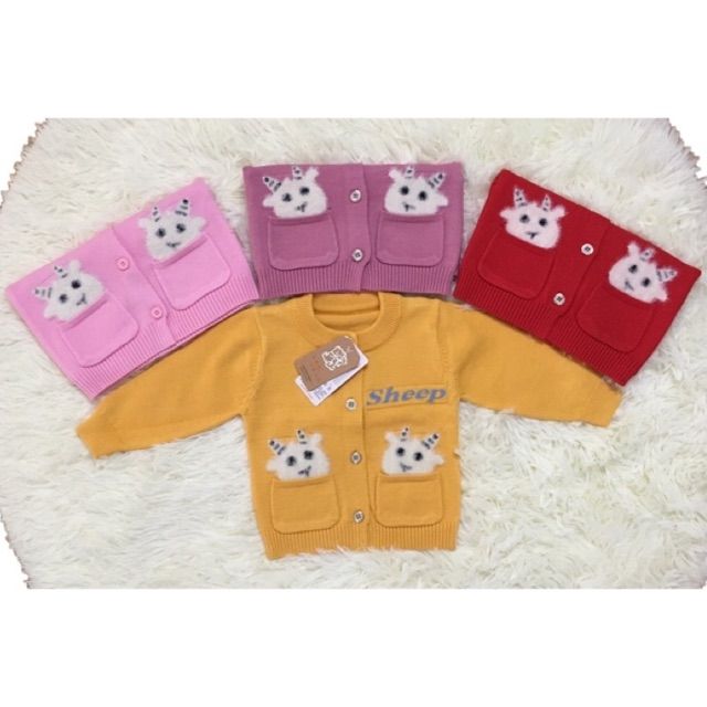 Áo len con cừu sheep cho bé gái