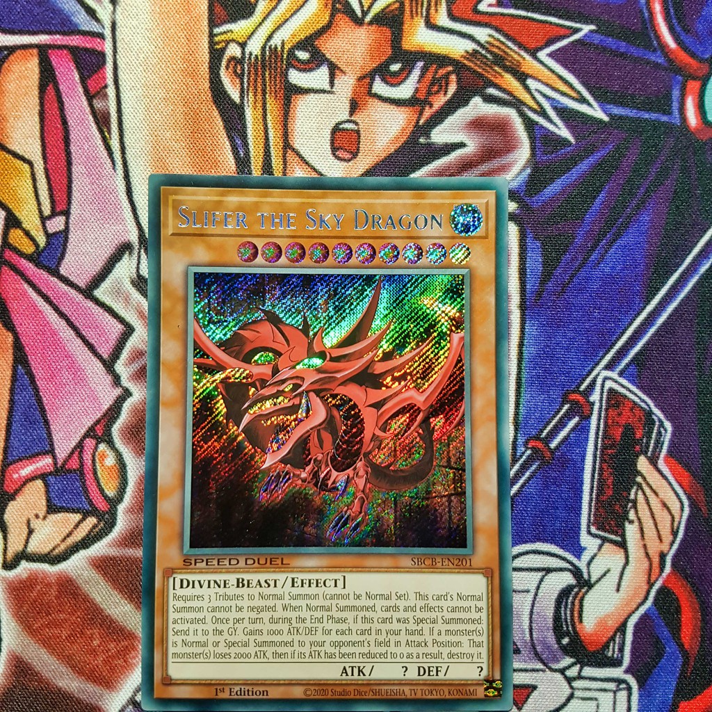 Bộ thẻ bài Yugioh: Tam thần Obelisk - Slifer - Ra | SBCB Secret Rare