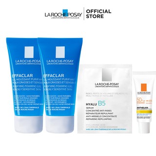 [HB GIFT] Bộ quà tặng làm sạch và bảo vệ da toàn diện dành cho da dầu nhạy cảm La Roche Posay