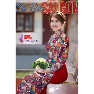 Vải áo dài lập thể 3d