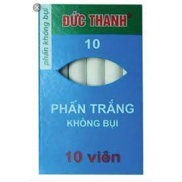 10 hộp phấn không bụi Đức Thanh ( 1 hộp 10 viên)