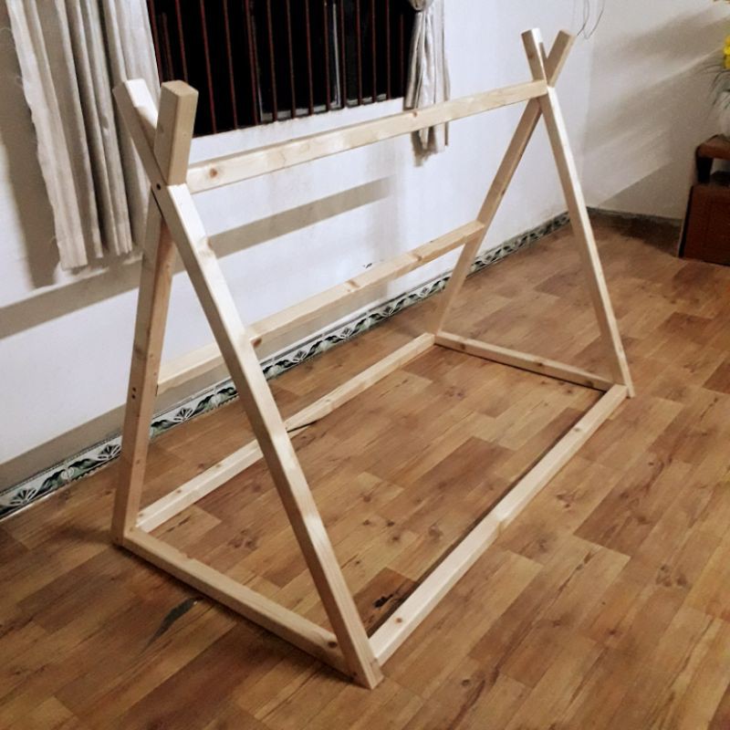 (GIÁ TẠI XƯỞNG) Giường Ngủ Mô Hình Nhà Lều 5D Cho Bé. Chất Liệu Gỗ Thông [HÌNH THỰC TẾ GIƯỜNG Ở ẢNH CUỐI] | BigBuy360 - bigbuy360.vn