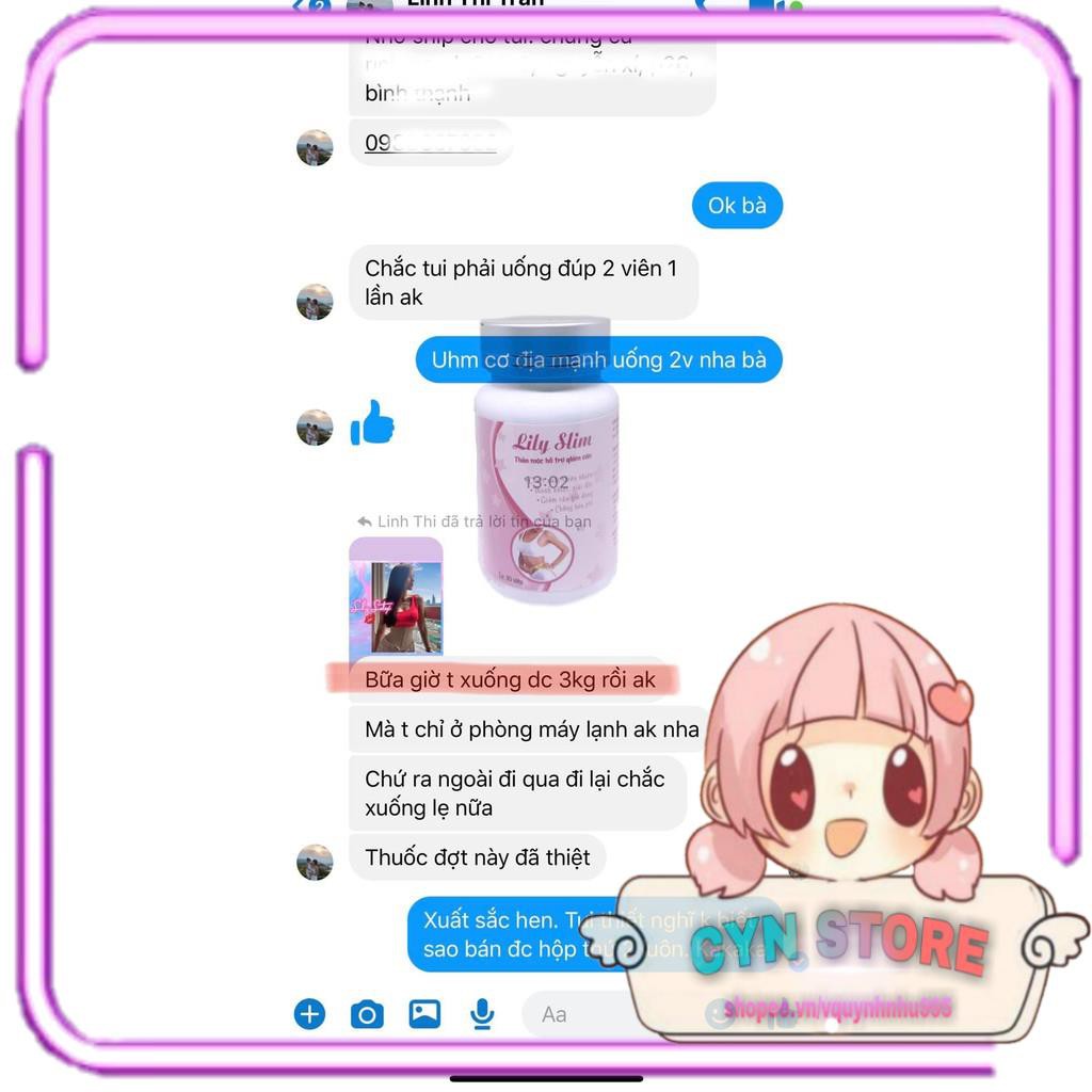 Lily Slim Giảm Cân  Liệu Trình 10 Ngày Hỗ Trợ Giảm Cân Nhanh,Không Tác Dụng Phụ | BigBuy360 - bigbuy360.vn