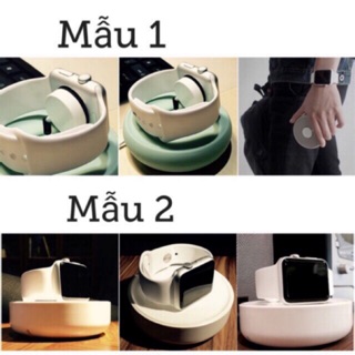 HỘP CUỘN DÂY SẠC APPLE WATCH - đế sạc kiêm dock cuốn dây sạc đồng hồ thông minh