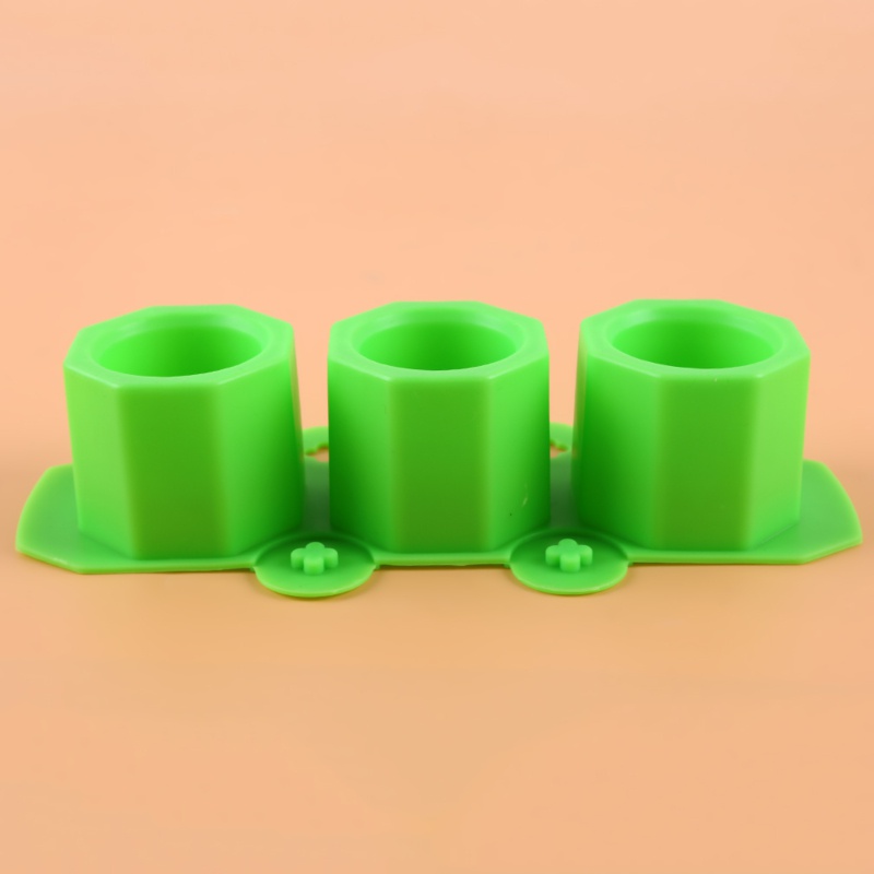 Khuôn silicone hình lục giác đúc làm chậu hoa, nến mini DIY