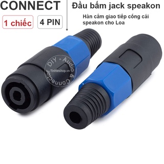 Jack loa speakon cổng cái loại hàn - Speakon female 4pin solder