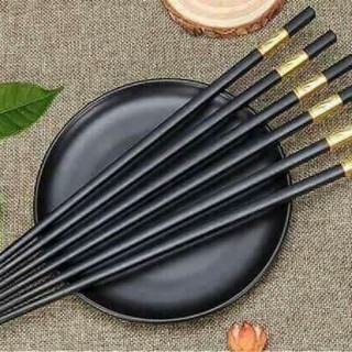 Bộ 10 Đôi Đũa Đầu Mạ Vàng Rẻ Đẹp