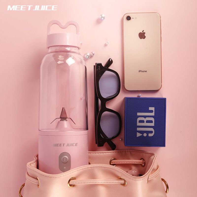 Máy Xay Sinh Tố Cầm Tay Meet Juice Siêu Phẩm Mùa Hè -Violet_Store