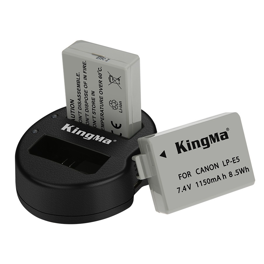 [Mã 273ELHA100K0 hoàn 7% đơn 500K] Pin, sạc LP-E5 KINGMA cho máy ảnh Canon EOS 450D, 1000D, 500D