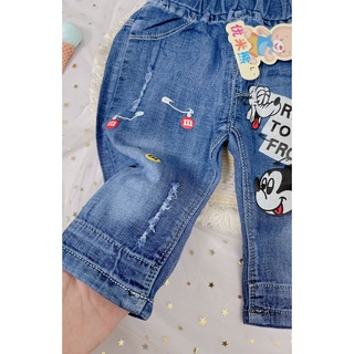 Quần short jean Mickey BT