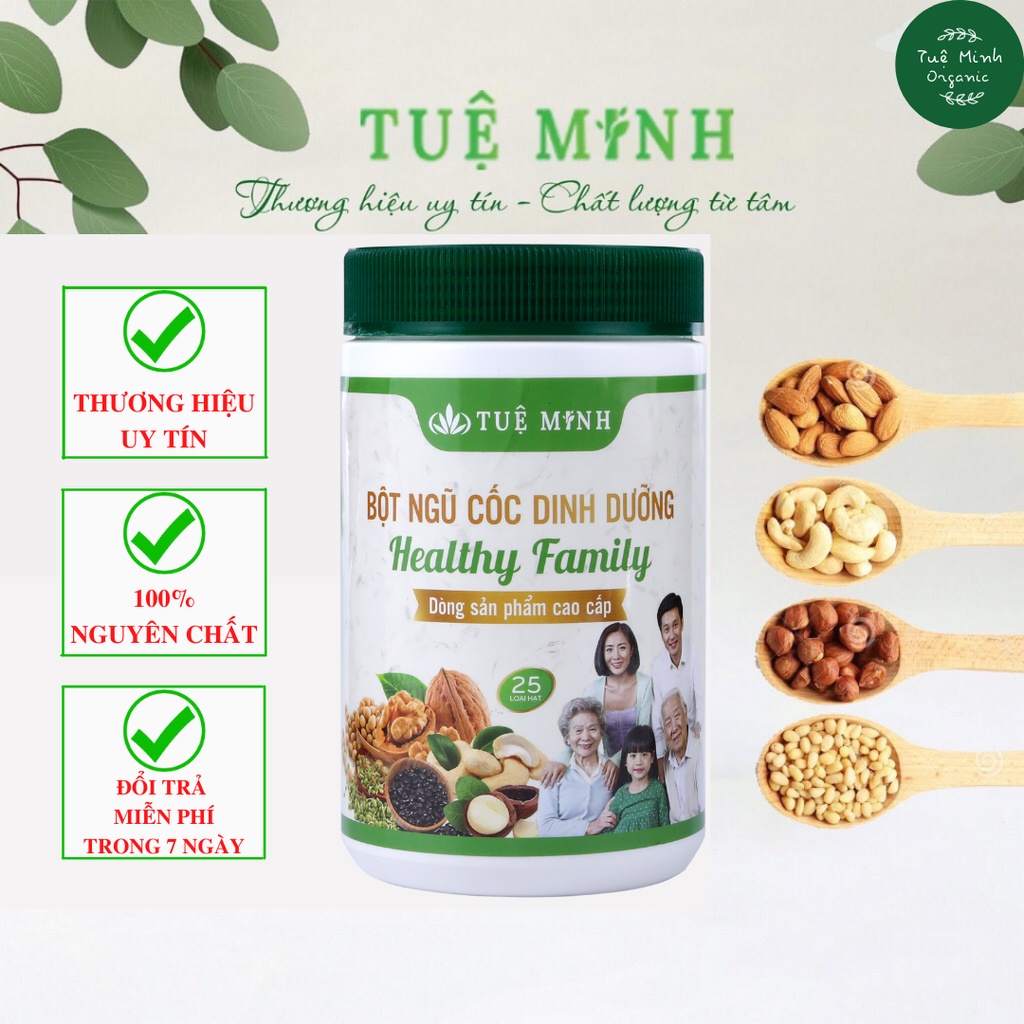 Bột ngũ cốc dinh dưỡng Tuệ Minh cao cấp 25 loại hạt thiên nhiên