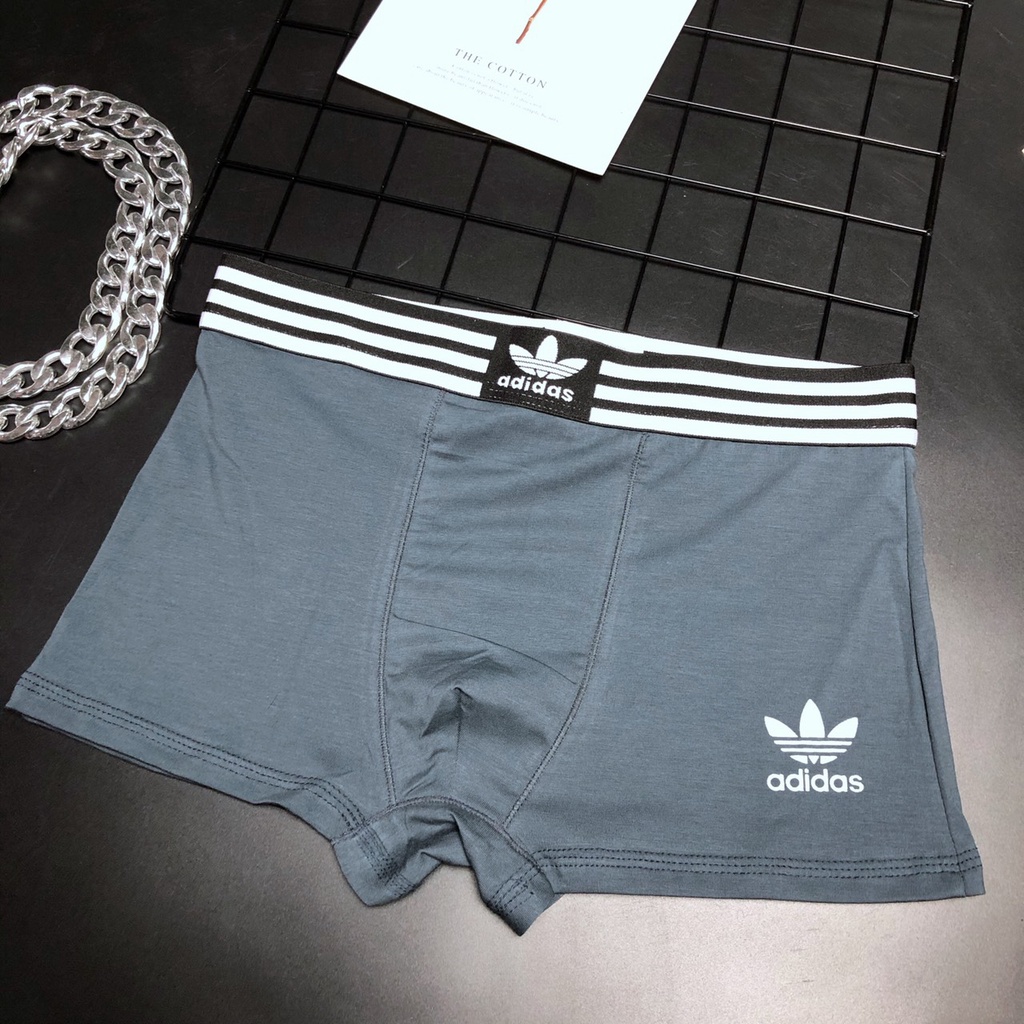 Quần sịp nam boxer adidas cao cấp,lót đùi nam vải thun mềm mịn thoáng khí PM40A