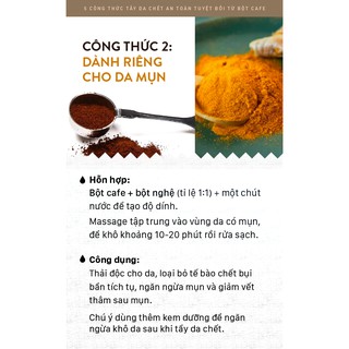 100g bột cafe tẩy da chết ( bột cà phê)