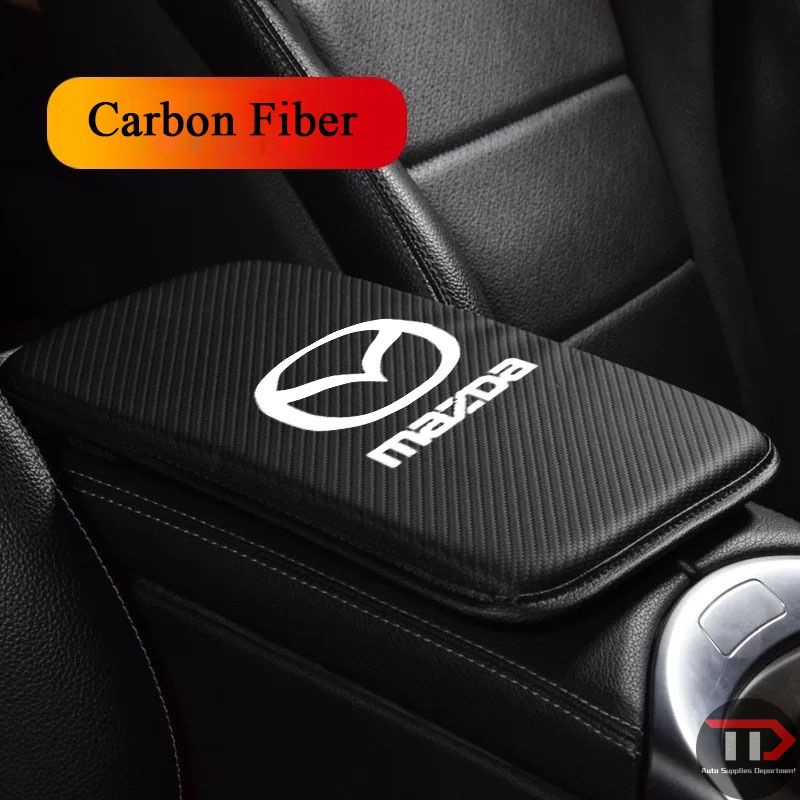 Đệm Lót Tay Vịn Xe Hơi Bằng Sợi carbon Mềm Cho Mazda cx8 CX30 CX4 CX5 Mazda 3 6 8 ATZ Onel