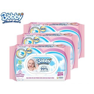 Khăn ướt Bobby 100 tờ