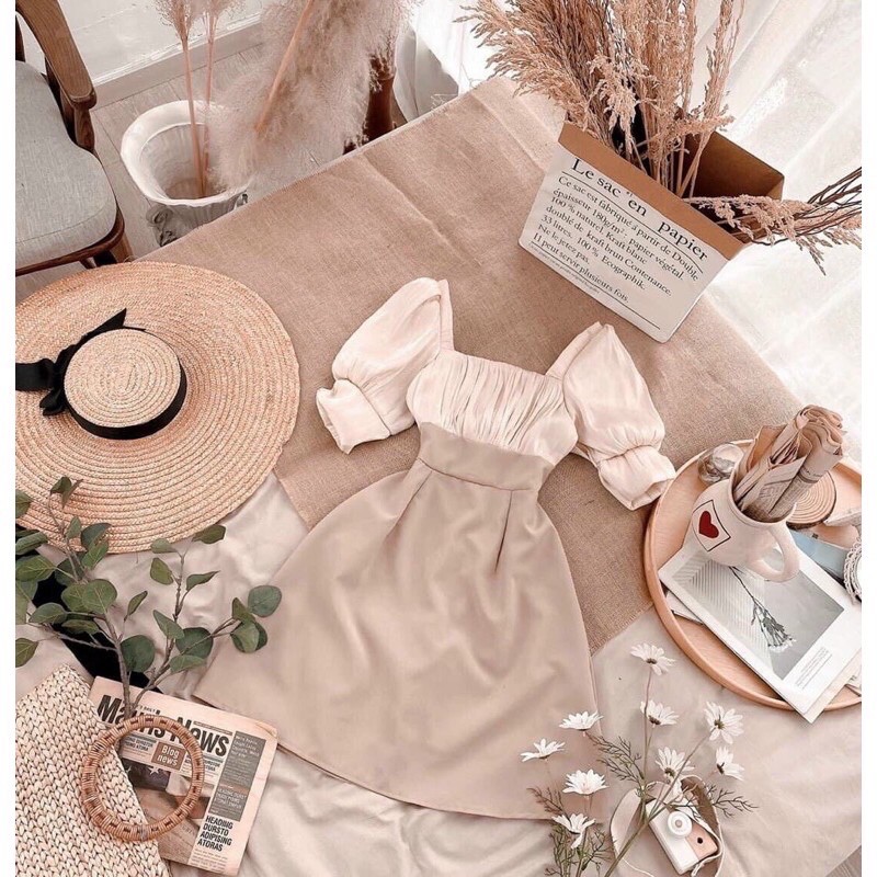 ĐẦM DỰ TIỆC NỮ⚡HÀNG CAO CẤP ⚡️VÁY TRẮNG ĐEN DỰ TIỆC NỮ SIÊU SANG CHẢNH | BigBuy360 - bigbuy360.vn