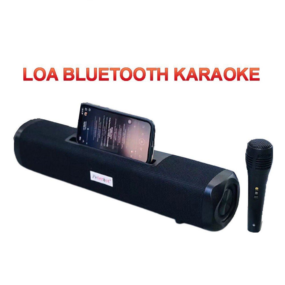 Loa bluetooth karaoke mini công suất lớn Loa không dây có mic âm thanh siêu hay bass khỏe