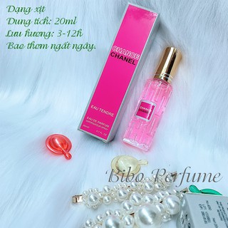Nước hoa nữ mini chance hồng 20ml