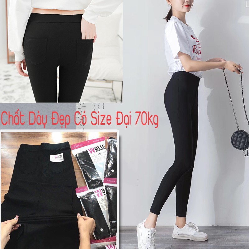 HÀNG THÁI XỊN - Quần Legging Warm Chính Hãng 4 túi [ QUẦN LEGGING THÁI LAN ]