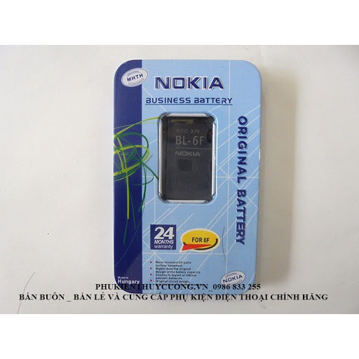 pin nokia BL- 6F dùng cho nokia n95 8g/n78/79....xịn hộp