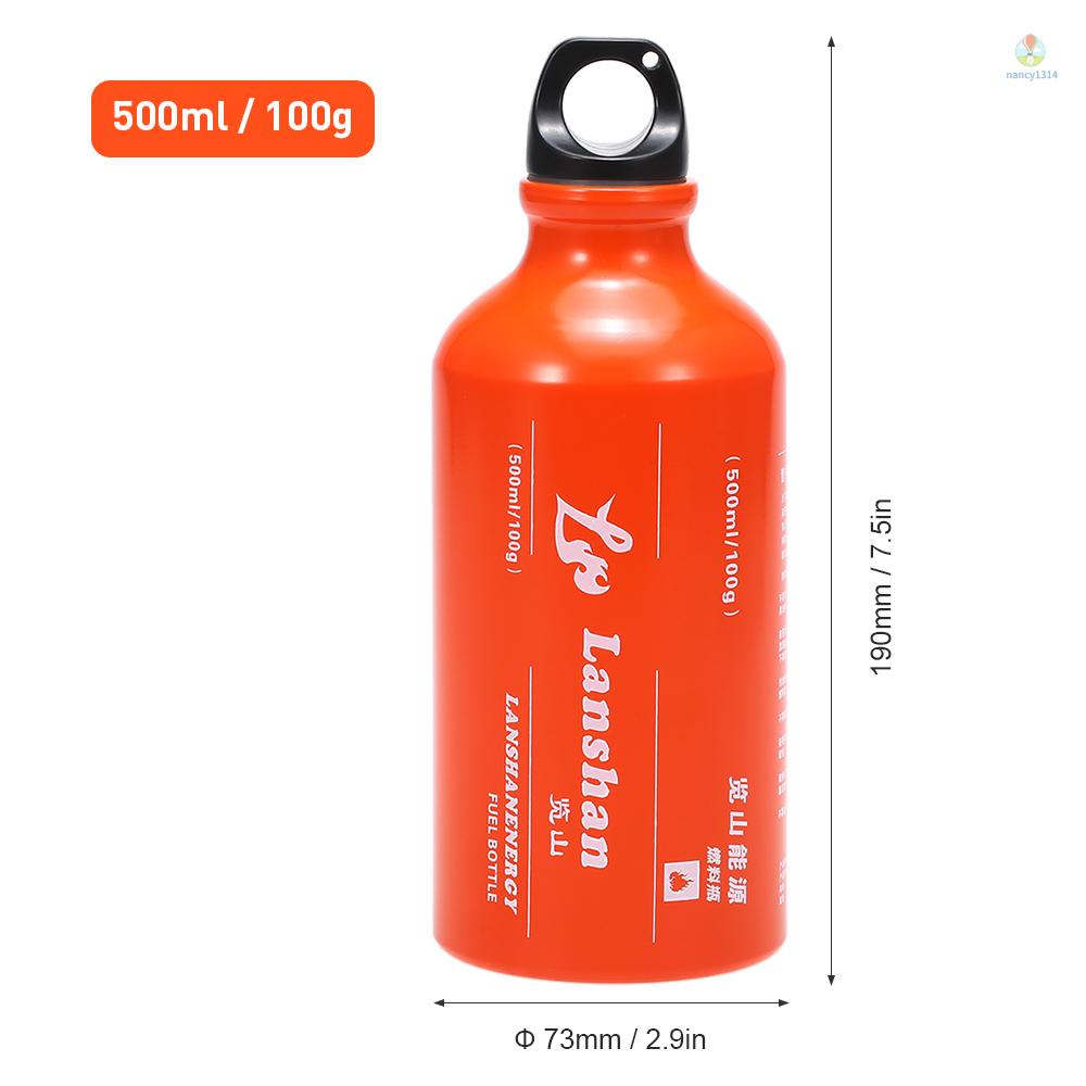 Bình Đựng Nhiên Liệu 500ml Tiện Dụng Cho Cắm Trại Ngoài Trời