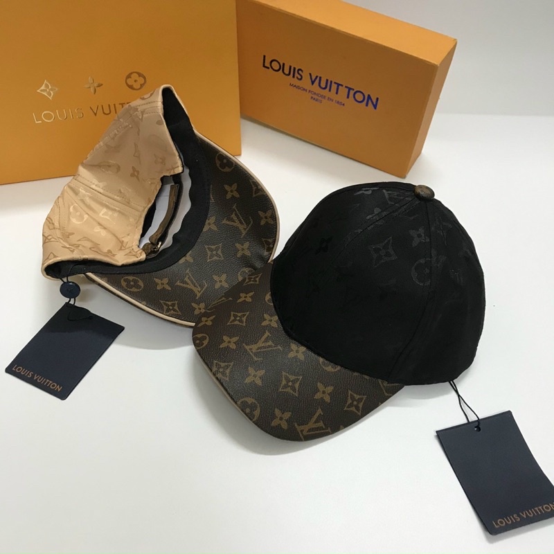 Mũ lv nam vải lụa dập vân lv, mũ lưỡi trai lv nam hàn Fullbox.