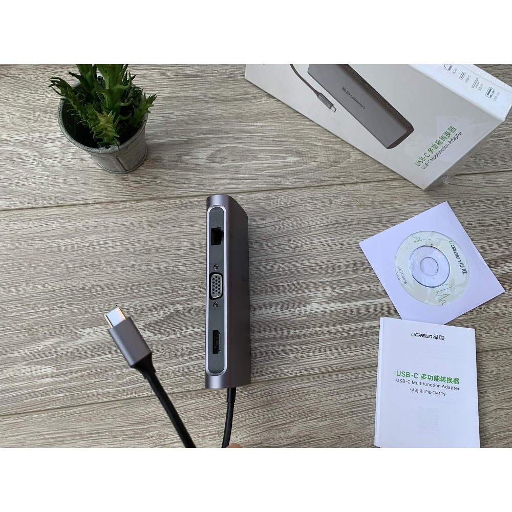 Cáp USB-C to Multifunction adapter Ugreen 40873