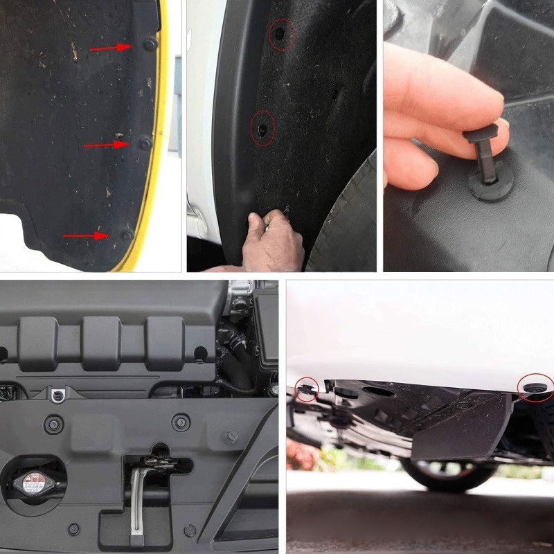 Set 120 Đinh Tán Phụ Tùng Cao Cấp Cho Xe Ô Tô Remo