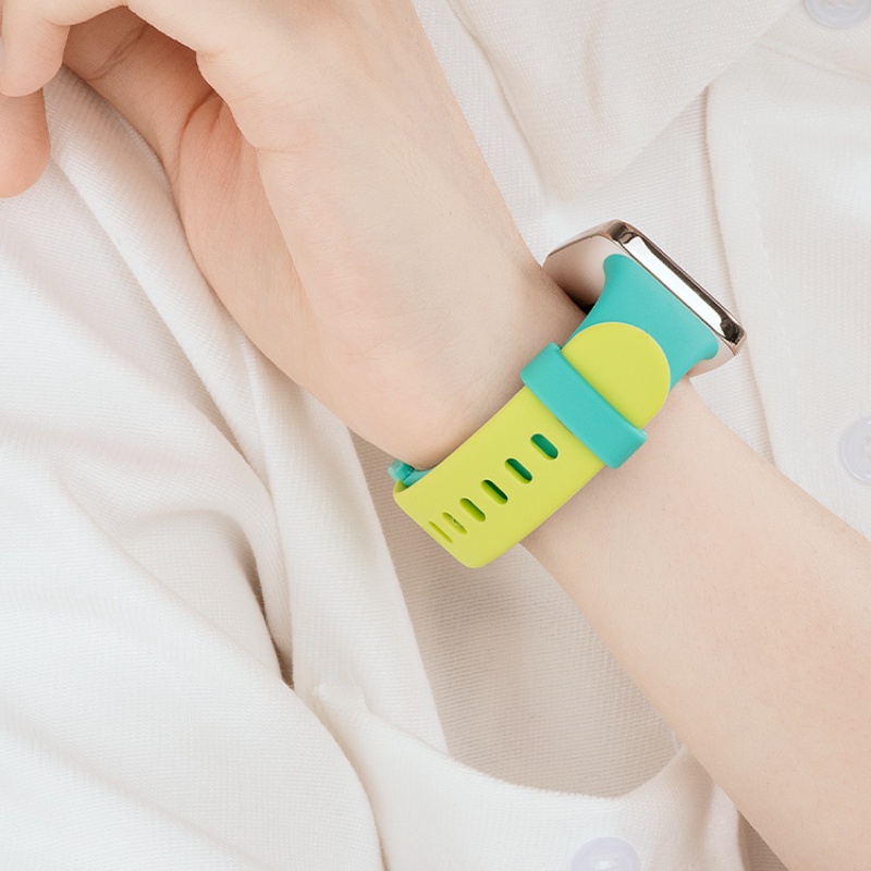Phù Hợp Dây Đeo Thay Thế Bằng Silicon Màu Tương Phản Cho Xiaomi Band 7Pro 7Pro 7 Pro