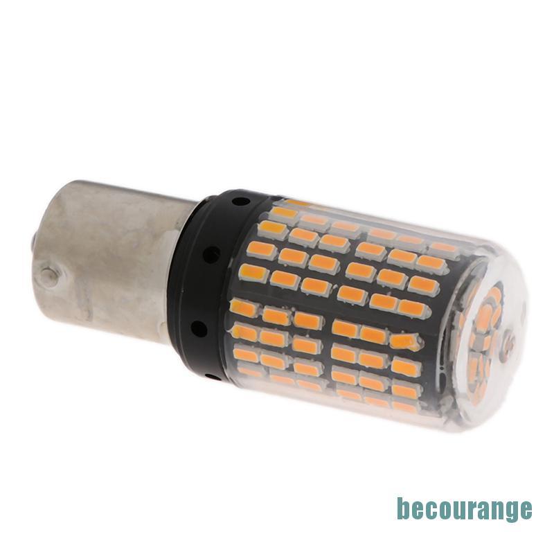 1 Đèn Led Vàng 1156 1095 1141 P21W Ba15S 7506 Led 3014 Chất Lượng Cao