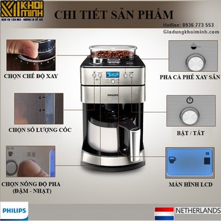 Máy pha cà phê philips hd7753