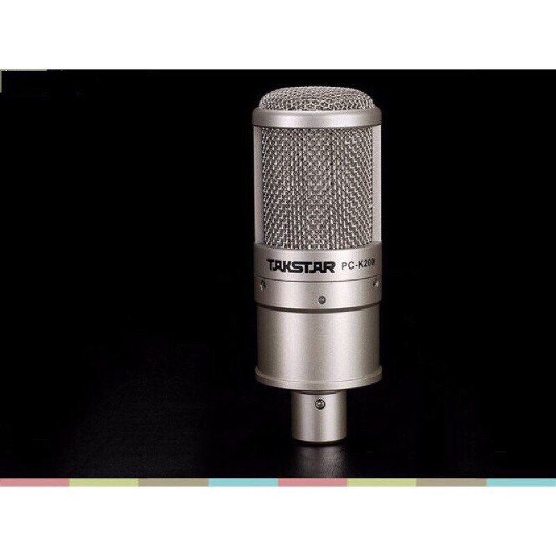 Takstar PC - K200 Micro thu âm chuyên nghiệp, mic livestream hát karaoke