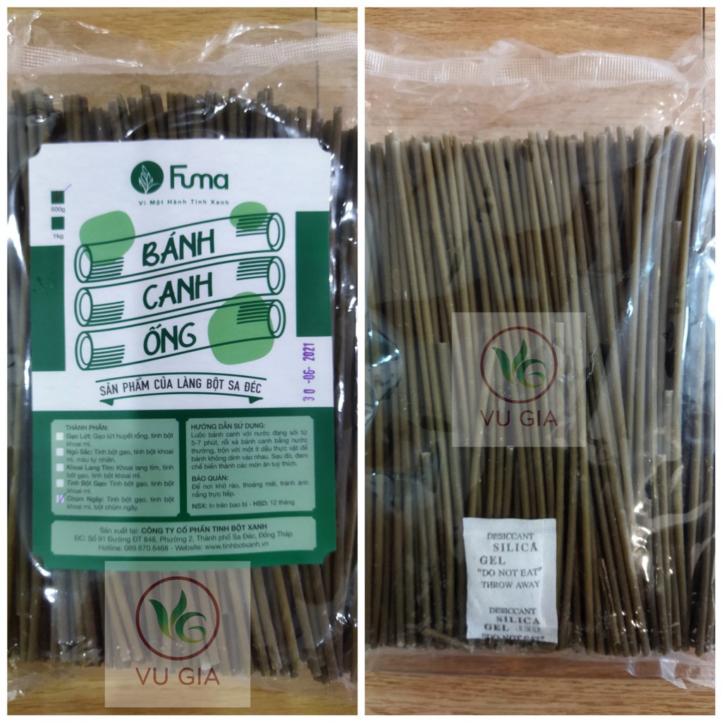 Bánh canh ống chùm ngây FUMA 500gr/gói, bánh canh eatclean ăn kiêng