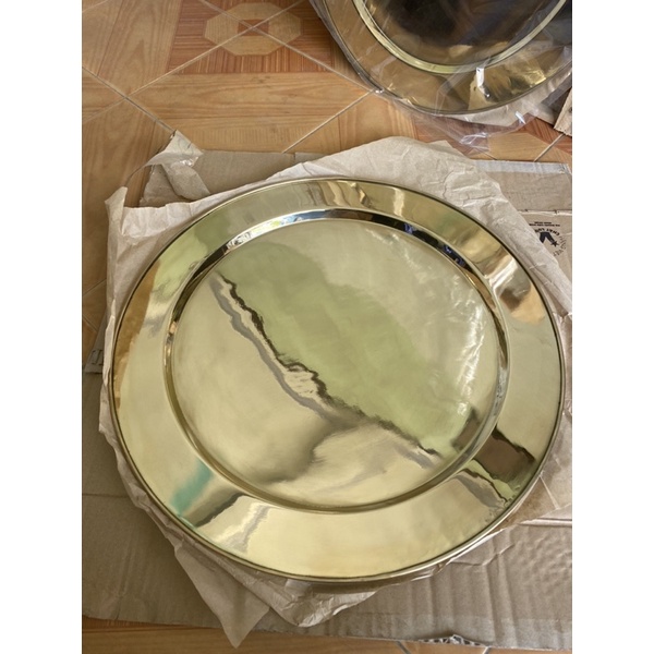 Mâm đồng trơn ăn cơm, mâm thờ cúng bằng đồng