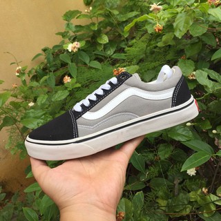 [FULL BOX] Giày Old Skool màu ghi xám đen