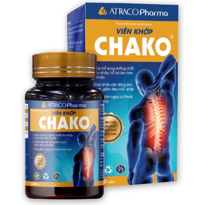 VIÊN KHỚP CHAKO – Giúp bổ sung dưỡng chất cho khớp, làm trơn khớp, giảm nguy cơ thoái hoá khớp (40 viên)