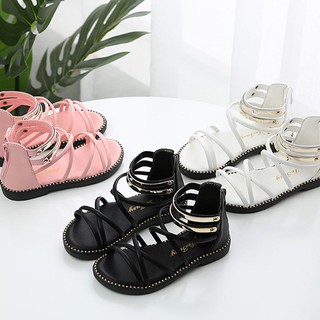 Giày dép trẻ em | sandal bé gái 6-12 tuổi size 32->37 QC1801