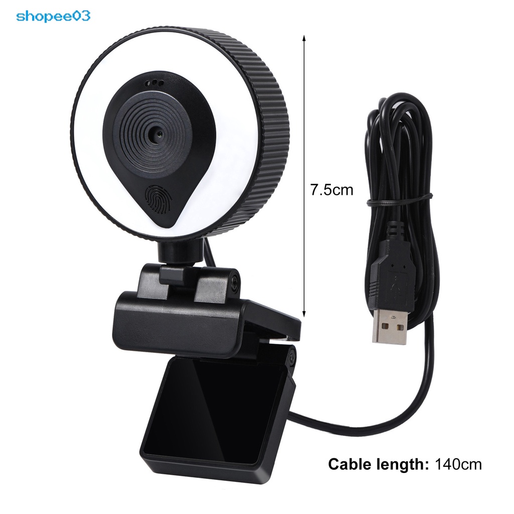 Camera USB góc rộng 90 độ kèm micro tiện dụng cho máy tính | BigBuy360 - bigbuy360.vn