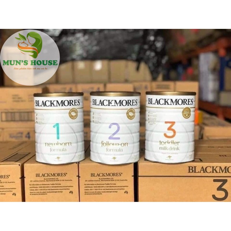 Sữa bột blackmores đủ số 1,2,3