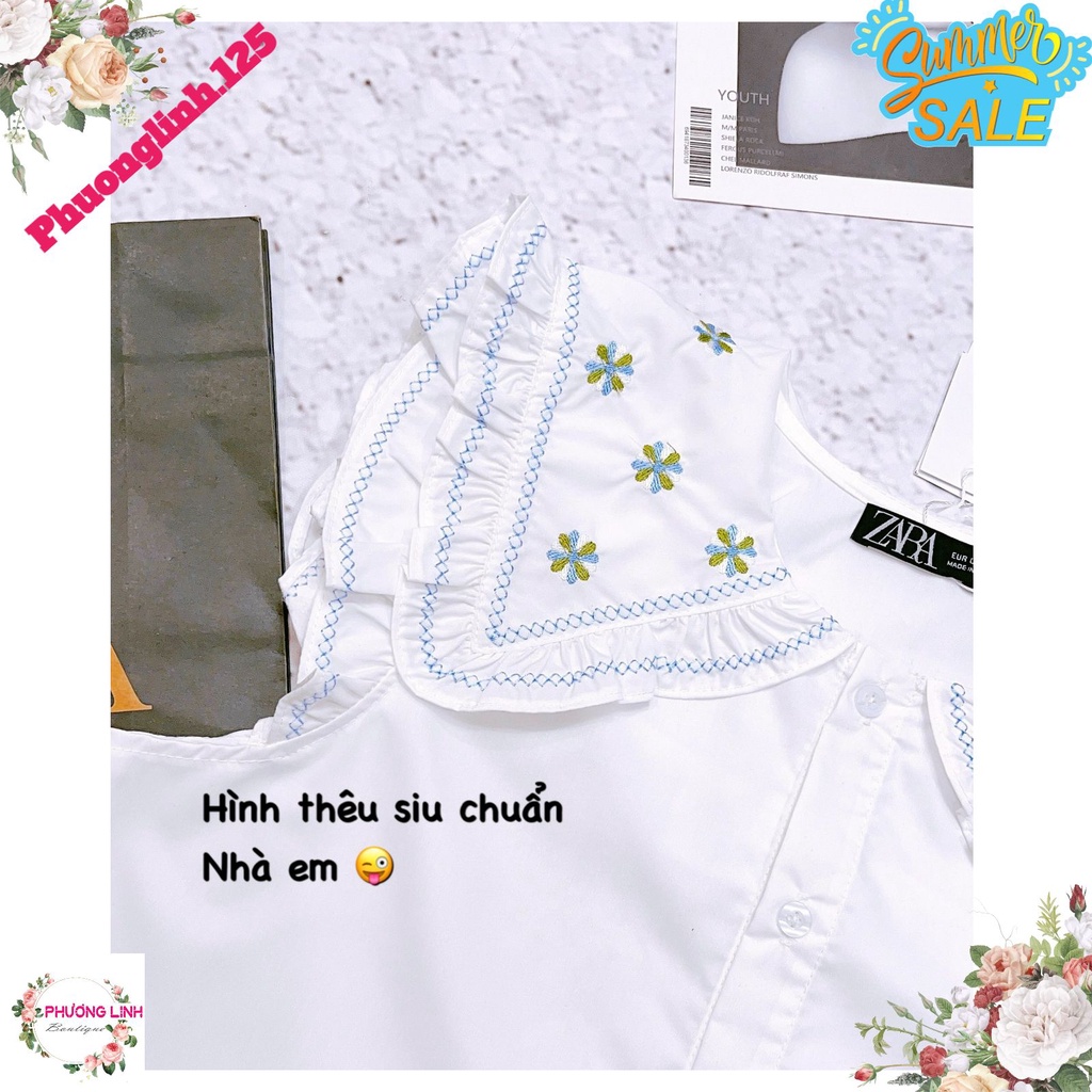 ÁO SƠ MI Z.R CỔ THÊU SÁT NÁCH