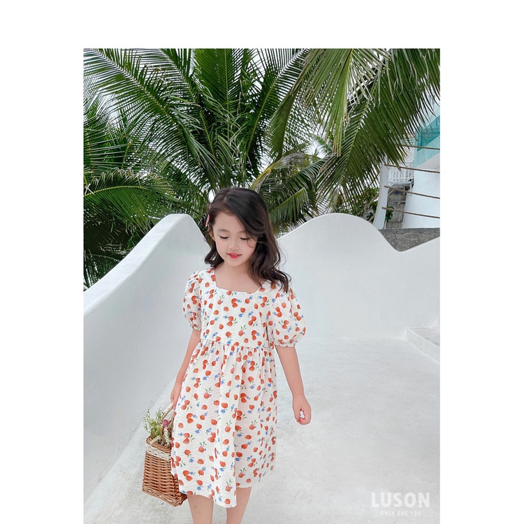 VT52 Size90-130 (9-27kg) Váy đầm bé gái - Kiểu dáng công chúa Thời trang trẻ Em hàng quảng châu