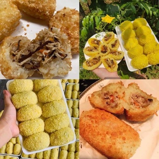 Xôi gà nấm - Gà bó xôi mini chiên phồng (hộp 10 bánh) - Haidangfoods