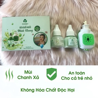 Đèn Đuổi Muỗi Minh Khang Xông Tinh Dầu Chống Muỗi Vào Nhà Kèm 2 Chai Tinh Dầu