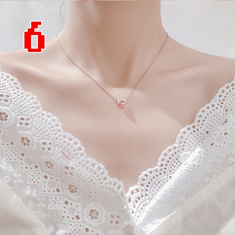 Bông Tai Mạ Bạc 925 Hình Mèo Và Dâu Tây Đính Pha Lê