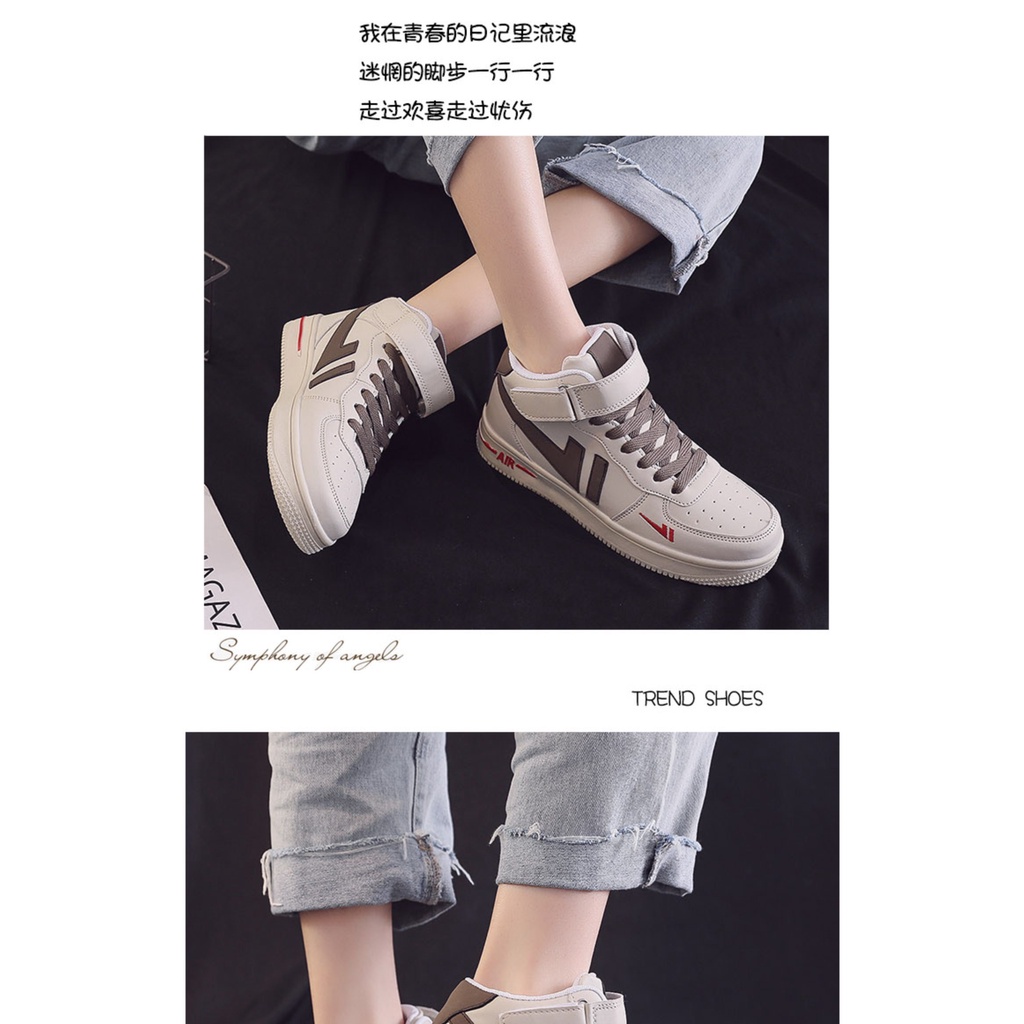 giày thể thao nữ cao cổ học sinh trẻ trung cá tính giá rẻ | BigBuy360 - bigbuy360.vn